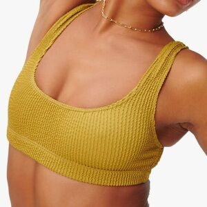 Good American Always Fits Scoop Neck Bikini Top size XS
